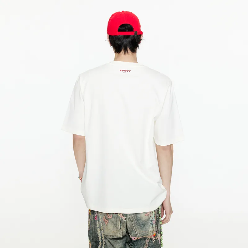 Guuka T Shirt Unisex Cream White-5