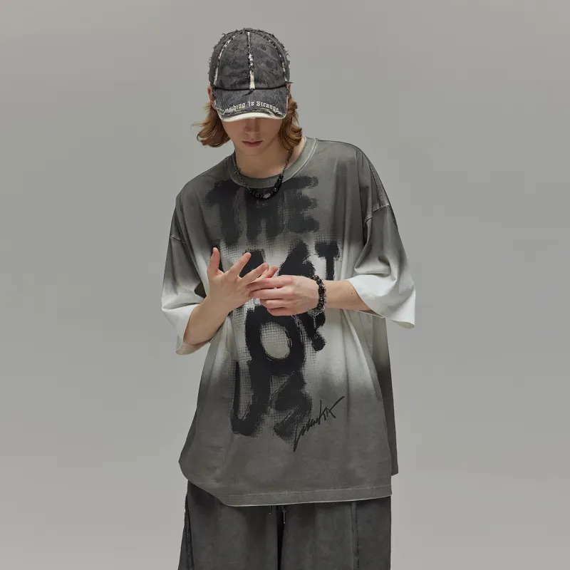 Guuka Short Sleeved T Shirts Men's Gray-7