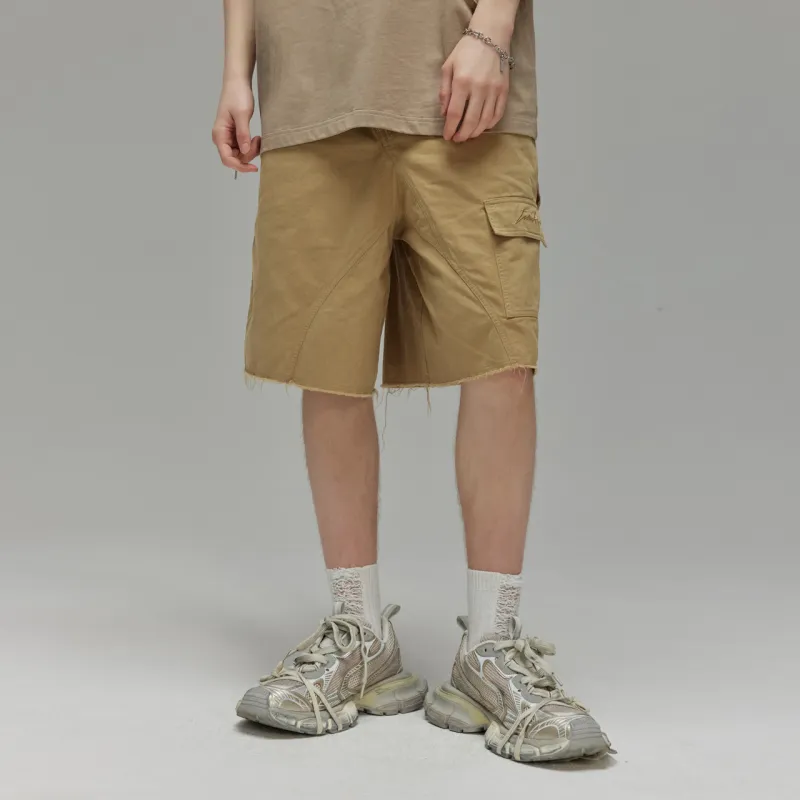 Guuka Knee Length Pants Men's Khaki-7