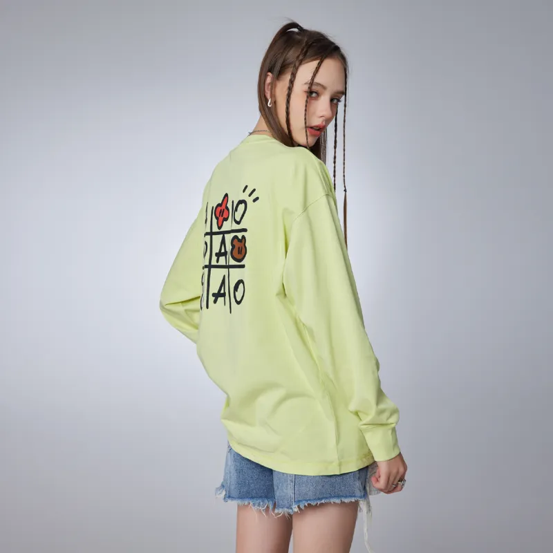 Guuka x AGAHO Long Sleeved T Shirt Unisex White-18
