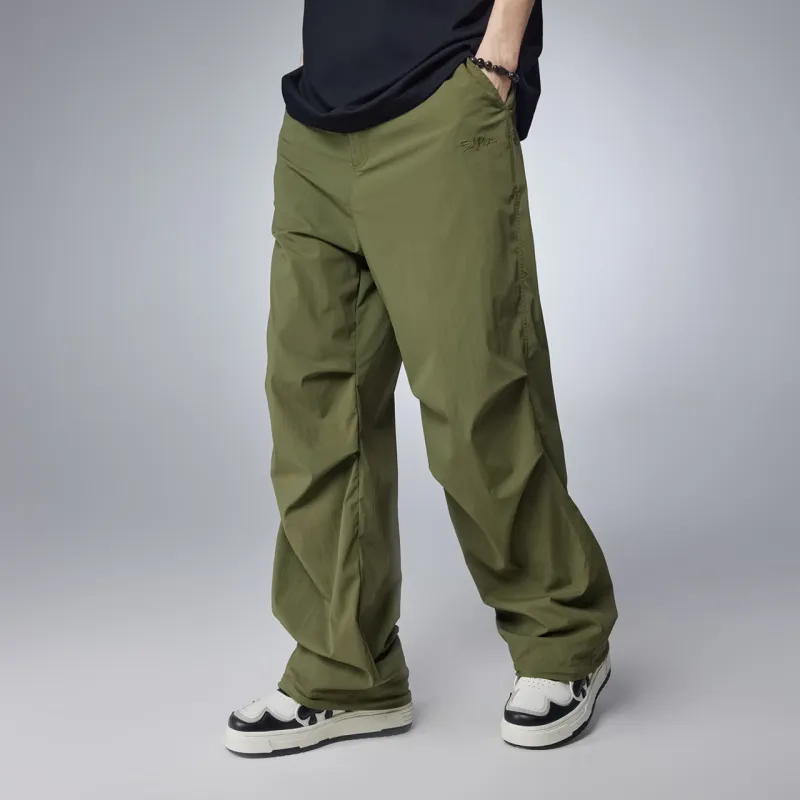 Guuka Casual Pants Unisex Army Green-6