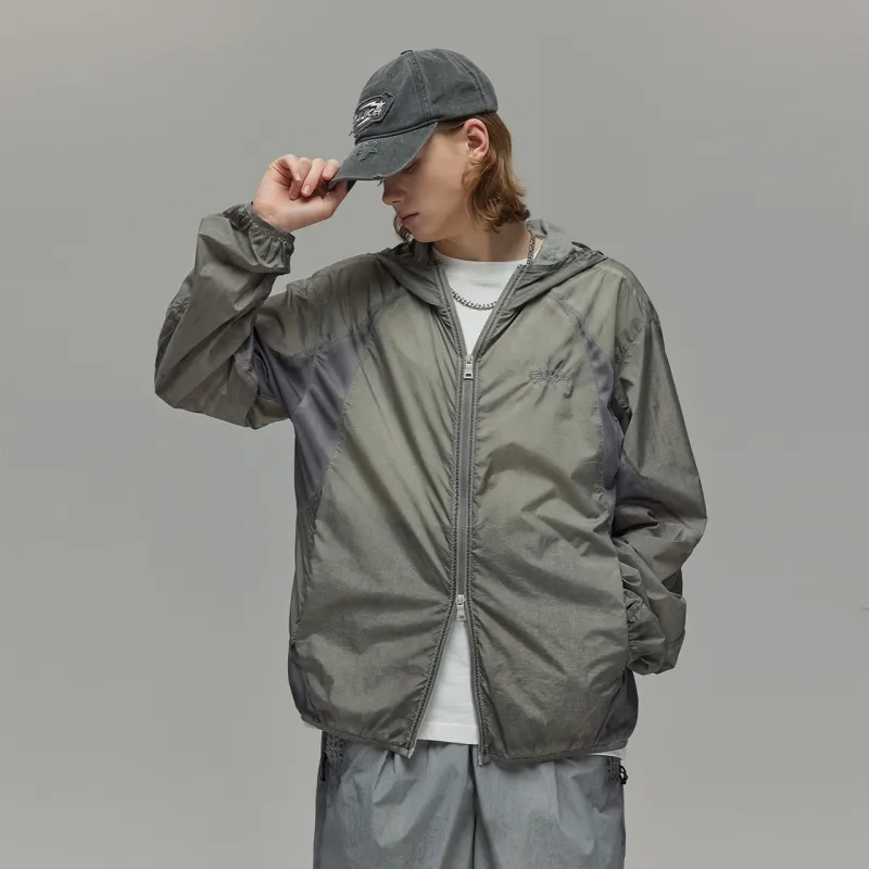 Guuka Trench Coats Men Light Gray-6
