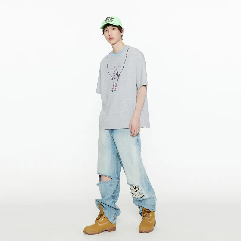 Guuka T Shirt Unisex Heather Gray-4