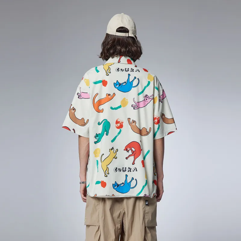 Guuka Short Sleeved Shirt Unisex White-6