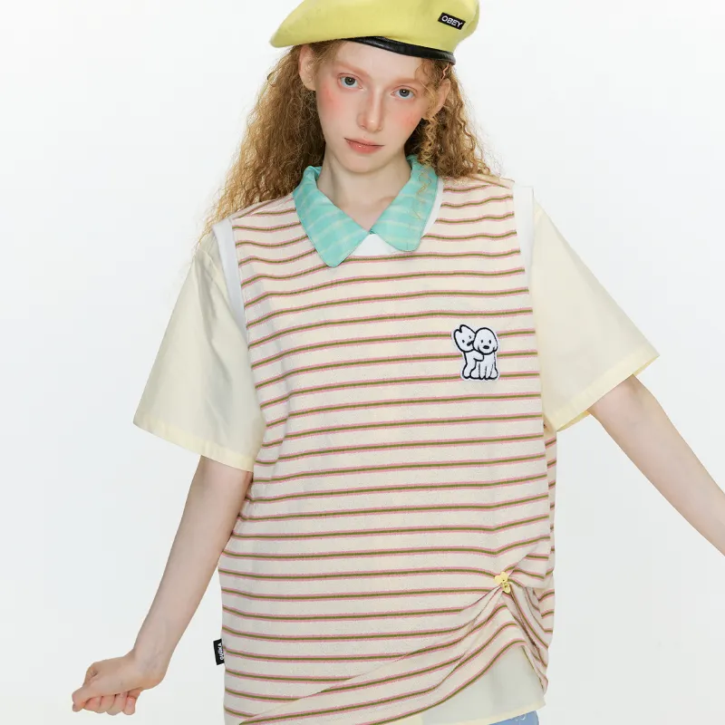 Guuka x Matsui Tank Tops Unisex Pink-3