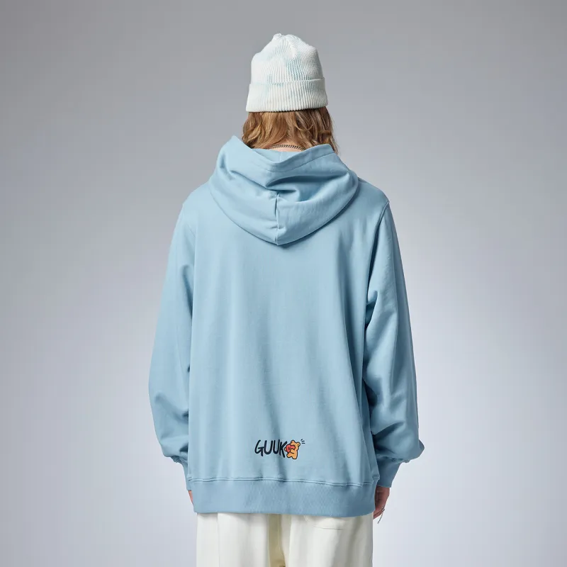 Guuka x AGAHO Sweatshirt Unisex Floral Apricot-16