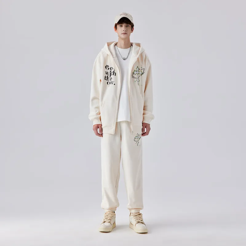 Guuka Sweatshirts Unisex 2 Pack Cream White-5