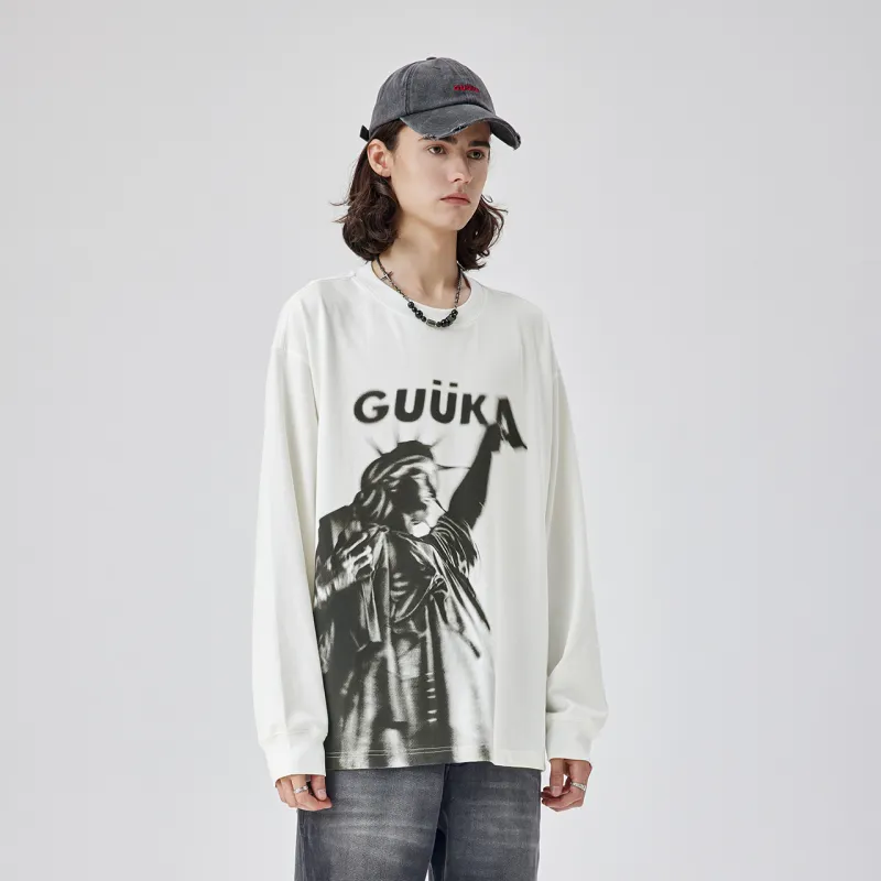Guuka T Shirts Unisex White-5