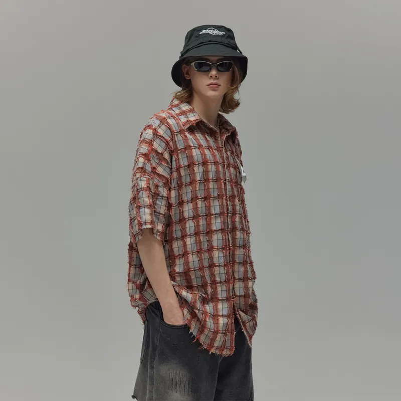 Guuka Shirts Men Orange-4