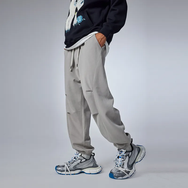 Guuka Casual Pants Men's Light Gray-4