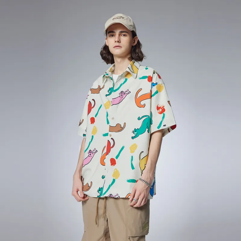 Guuka Short Sleeved Shirt Unisex White-7