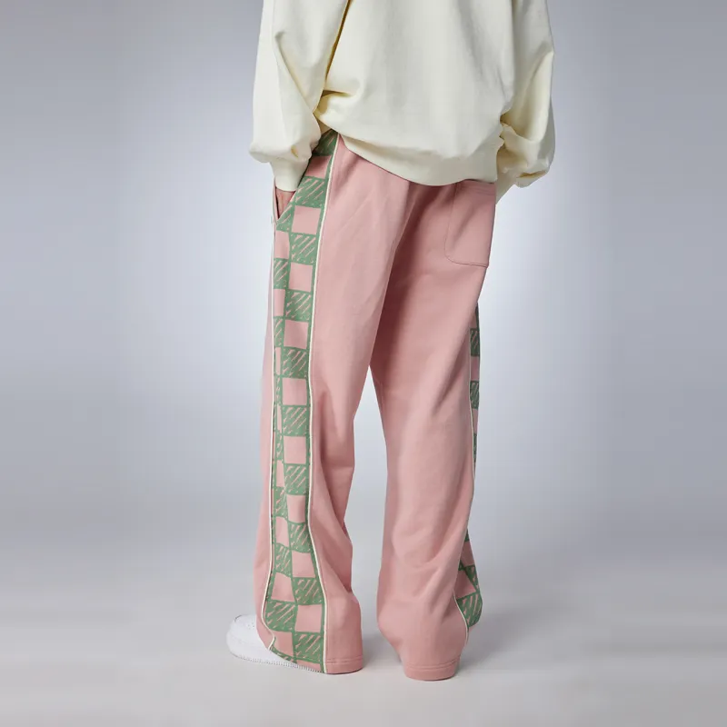 Guuka Casual Pants Unisex Pink-5