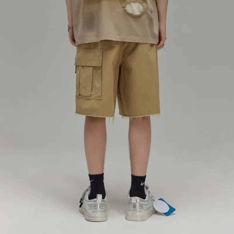 Guuka Knee Length Pants Men's Khaki-6