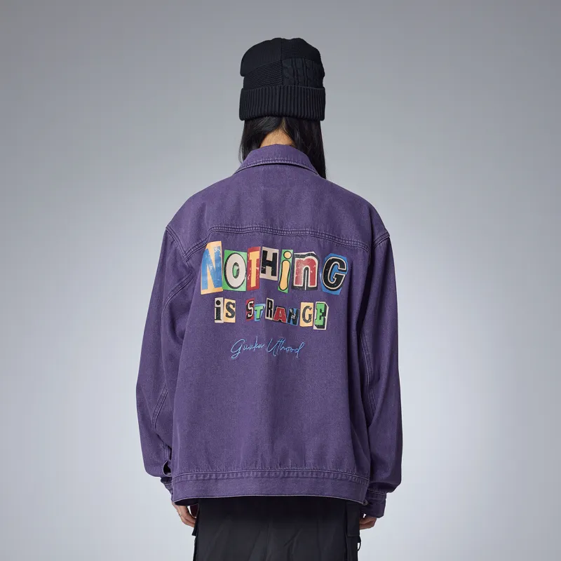 Guuka Jackets Coats Unisex Purple-2