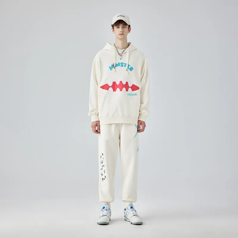 Guuka Knitted Sports Pants Men's Black-9