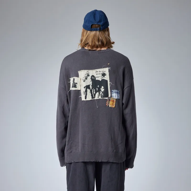 Guuka Sweaters Unisex Dark Gray-3