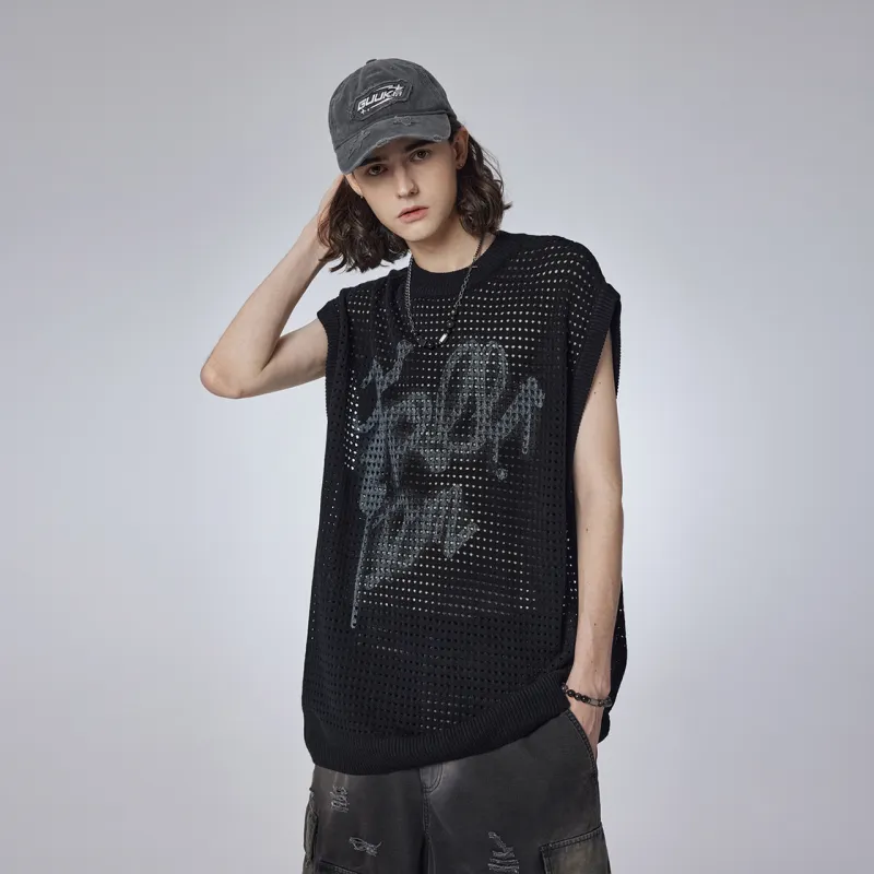 Guuka Tank Tops Men Black-4