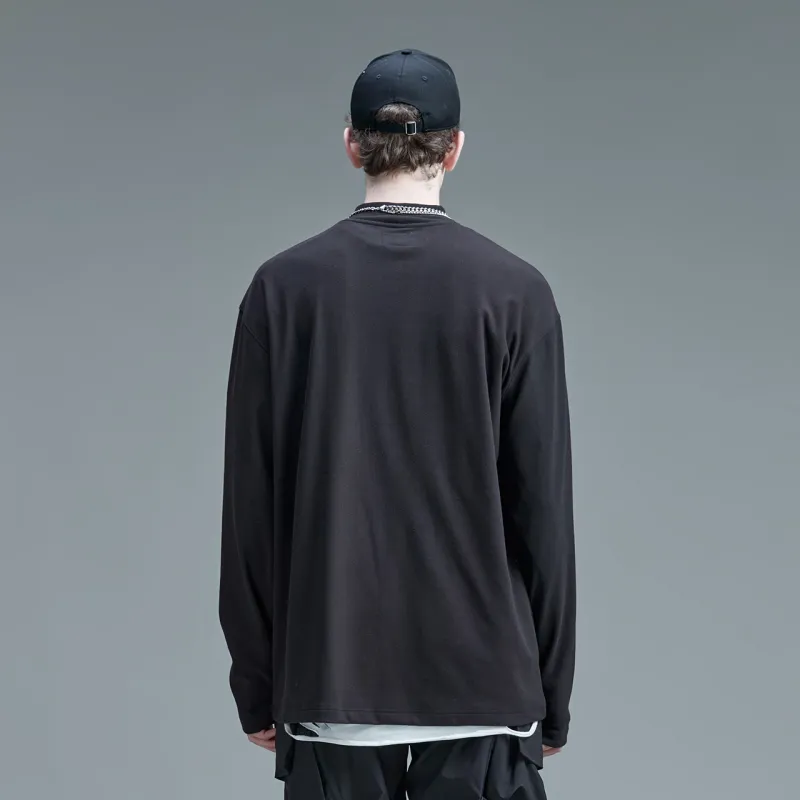 Guuka Long Sleeved T Shirt Men's Black-6