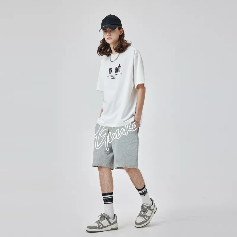 Guuka Basketball Shorts Men Gray-3