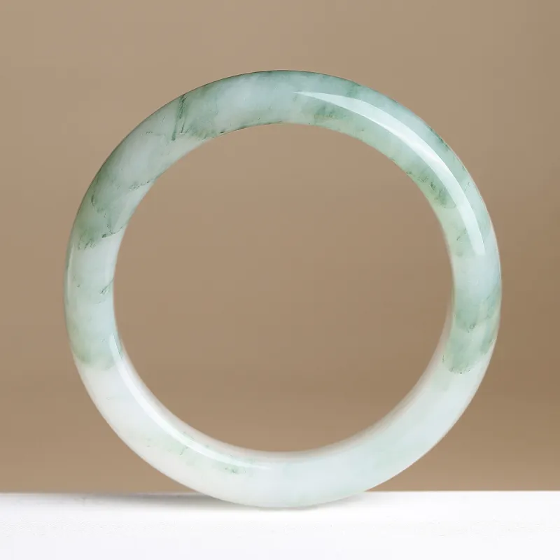 Cuiya Golden Building Tianshan Jade Bangles Women's-1