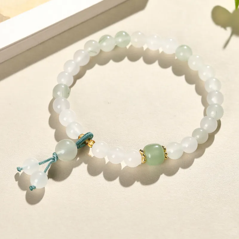 Cuiya Golden Building Tianshan Jade Bracelets Unisex-5