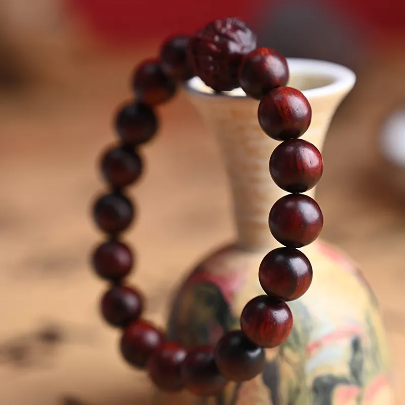 Cuiya Golden Building Pterocarpus Bracelets Unisex-2