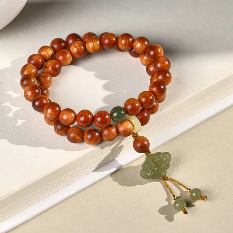 Cuiya Golden Building Thuja Bracelets Unisex-2