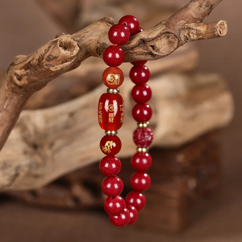 Cuiya Golden Building Bracelets Unisex-13