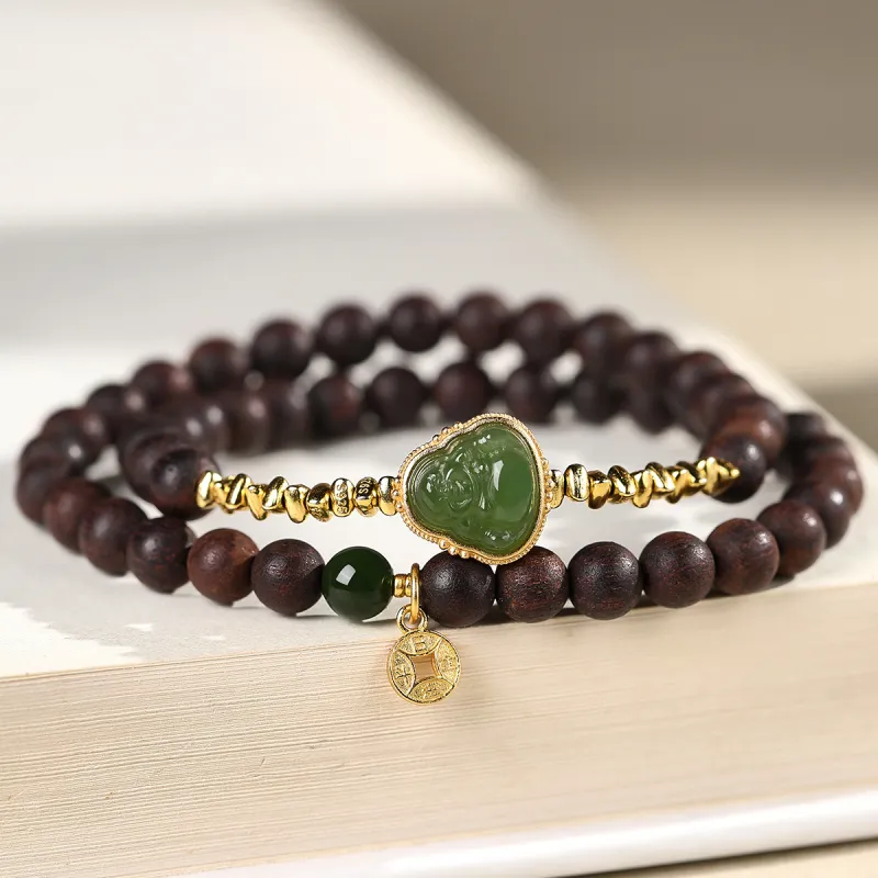 Cuiya Golden Building Agarrattan Bracelets Unisex-1