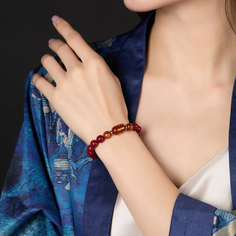 Cuiya Golden Building Bracelets Unisex-5