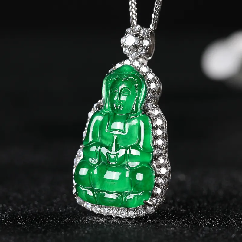 Cuiya Golden Building Ice Type Necklaces Women's-1