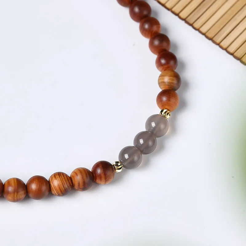 Cuiya Golden Building Thuja Bracelets Unisex-4
