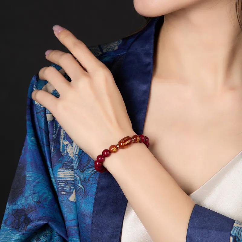Cuiya Golden Building Bracelets Unisex-8