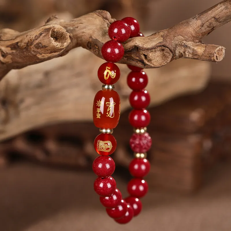 Cuiya Golden Building Bracelets Unisex-18
