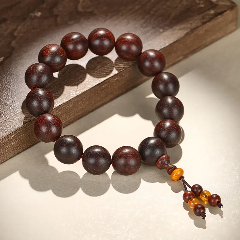 Cuiya Golden Building Rosewood Bracelets Unisex-4