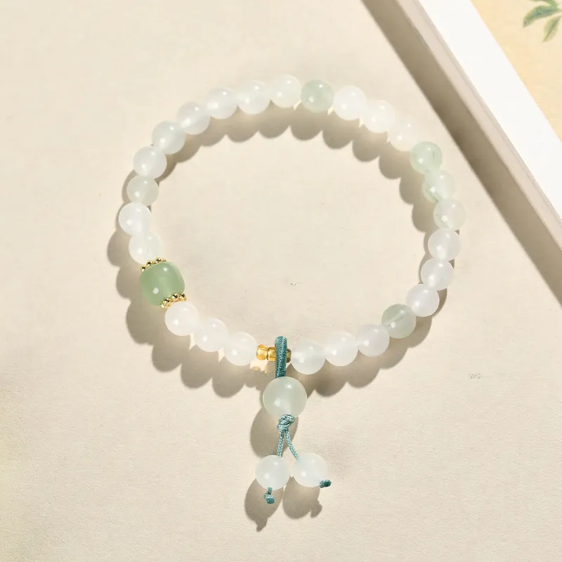 Cuiya Golden Building Tianshan Jade Bracelets Unisex-6