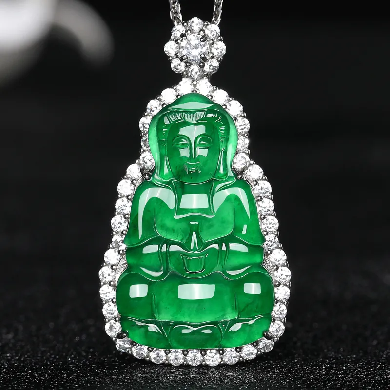 Cuiya Golden Building Ice Type Necklaces Women's-2