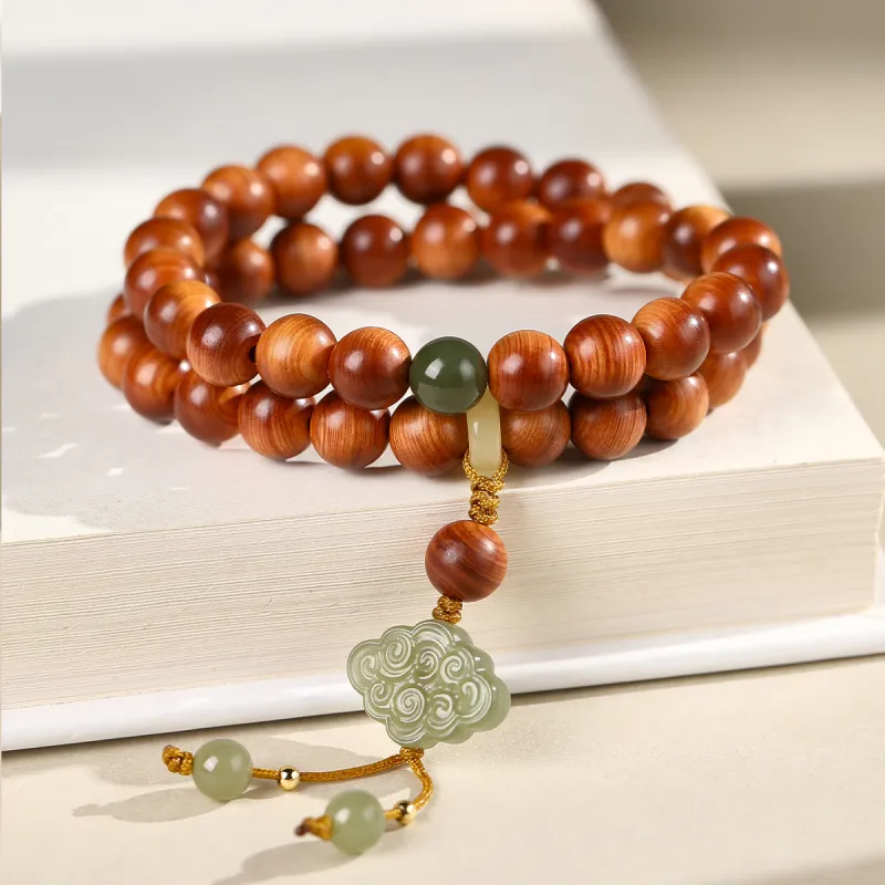 Cuiya Golden Building Thuja Bracelets Unisex-1