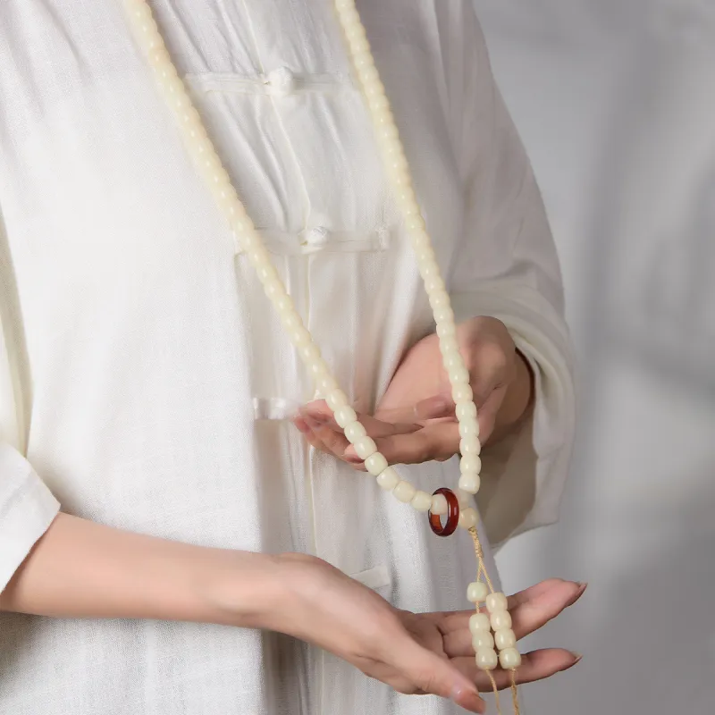 Cuiya Golden Building Bodhi Root Bracelets Unisex-7