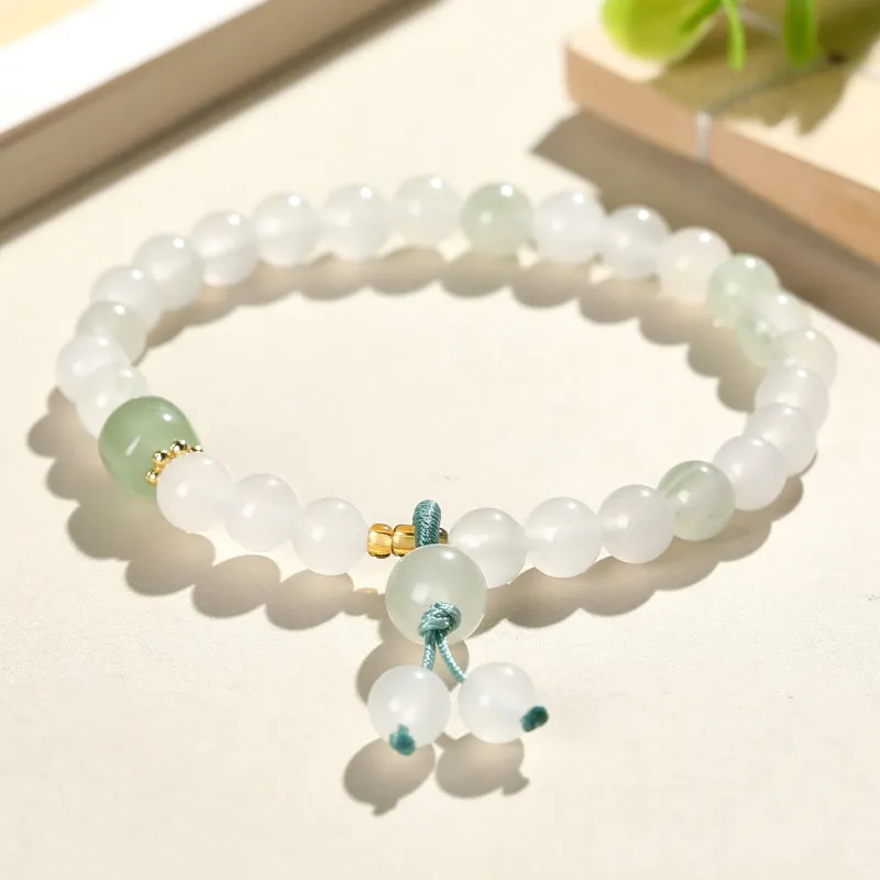 Cuiya Golden Building Tianshan Jade Bracelets Unisex-1