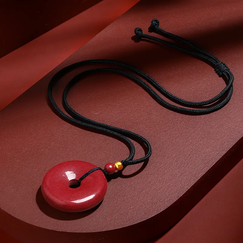 Cuiya Golden Building Necklaces Unisex-2