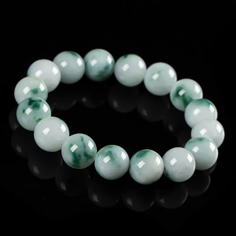 Cuiya Golden Building Glutinous Jade Jadeite Bracelets Unisex-1