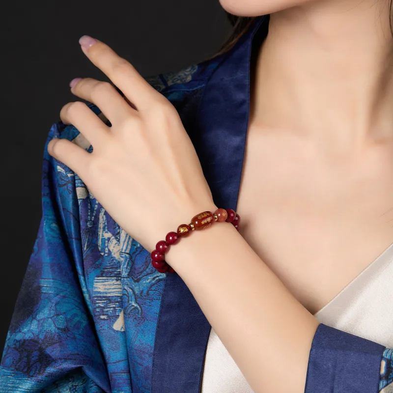 Cuiya Golden Building Bracelets Unisex-12
