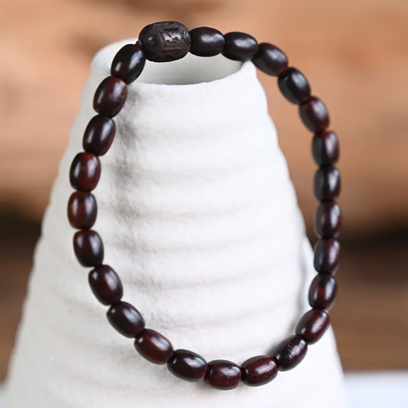 Cuiya Golden Building Pterocarpus Bracelets Unisex-2