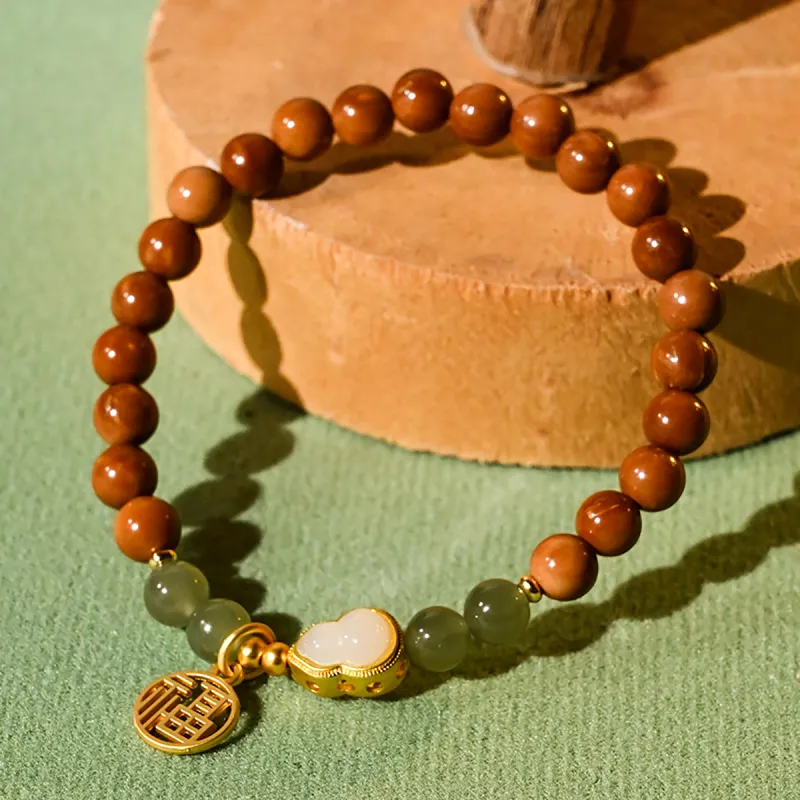 Cuiya Golden Building Kuka Bracelets Unisex-1