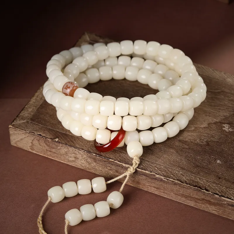 Cuiya Golden Building Bodhi Root Bracelets Unisex-1