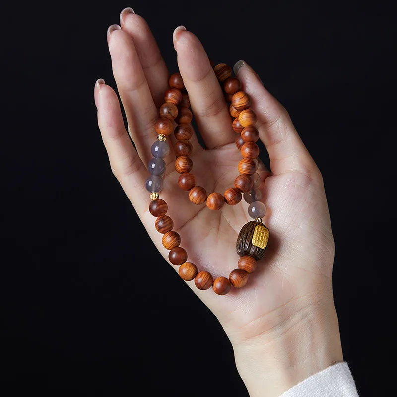 Cuiya Golden Building Thuja Bracelets Unisex-5