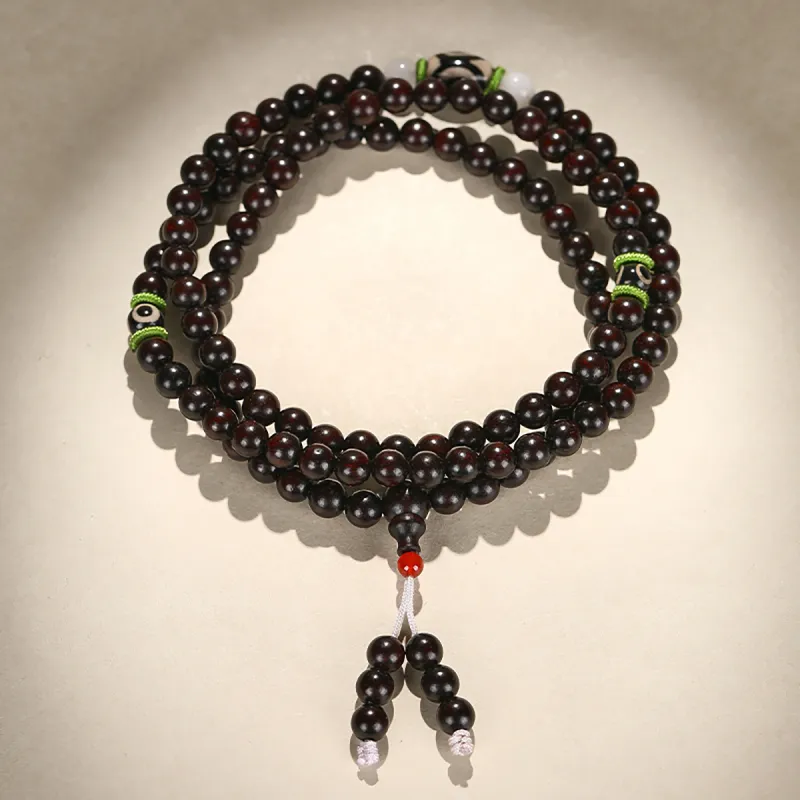 Cuiya Golden Building Rosewood Bracelets Unisex-5