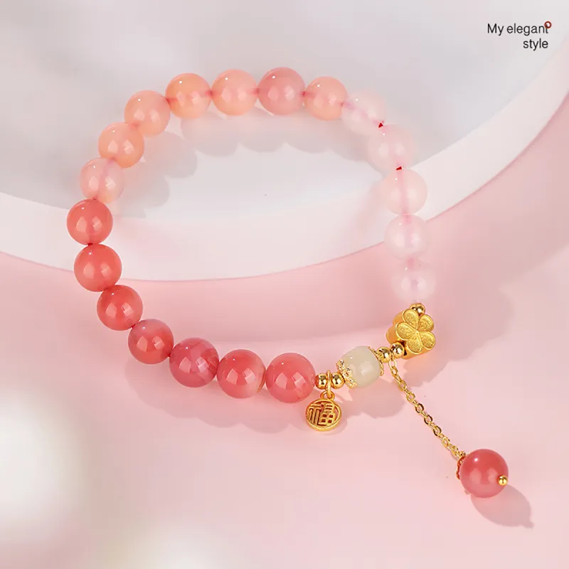 Cuiya Golden Building Agate Bracelets Women's-1