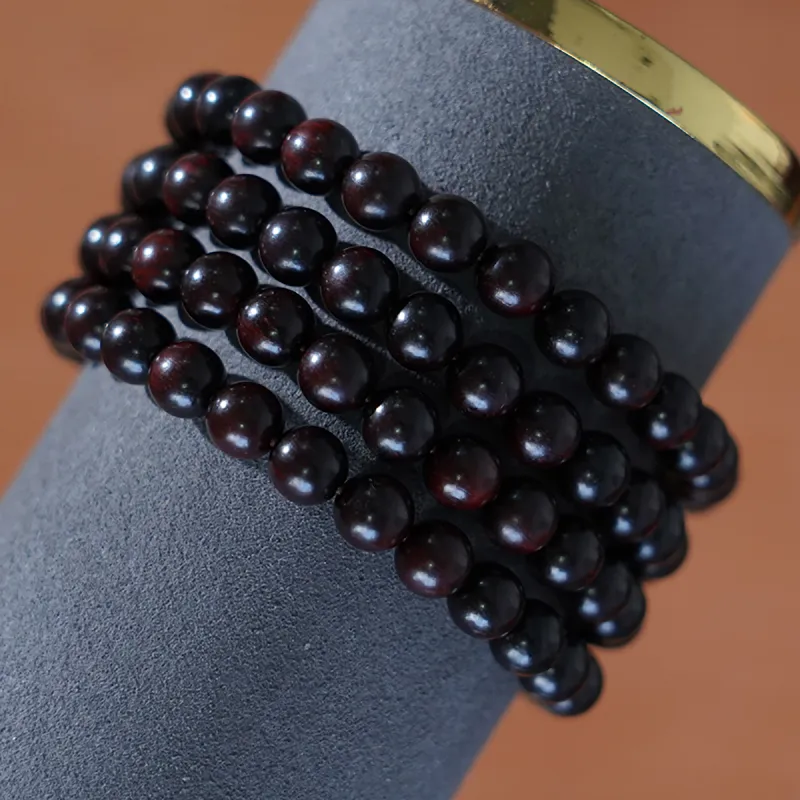 Cuiya Golden Building Pterocarpus Bracelets Unisex-3